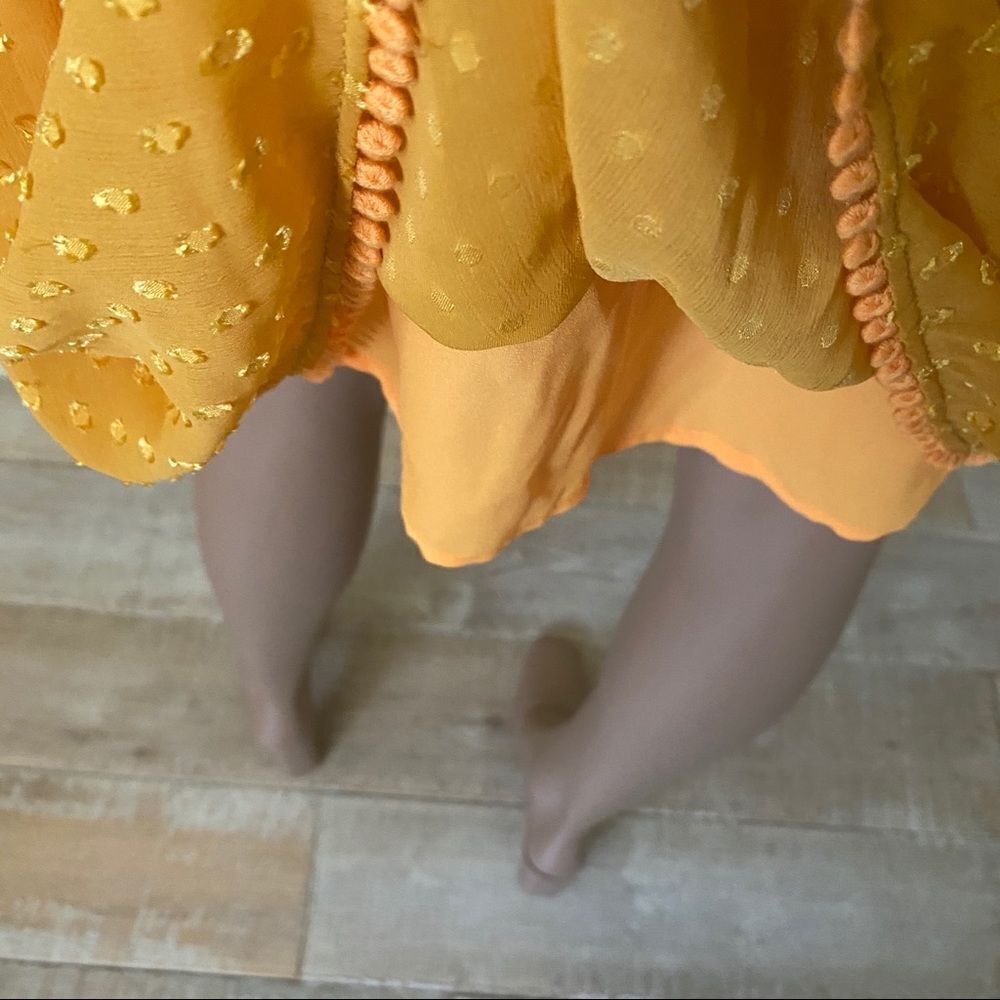 NWT Scotch & Soda ruffles & Pom Pom’s mini dress S - Picture 7 of 8
